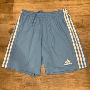 Adidas Baby Blue Aeroready Athletic Hoop Shorts Mens MD Vintage Y2K 90s Rare
